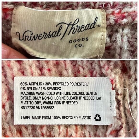 Universal Thread Target Women’s Sweater Crew Neck Ombre Pink Gray Size XXL Plus - Picture 11 of 12